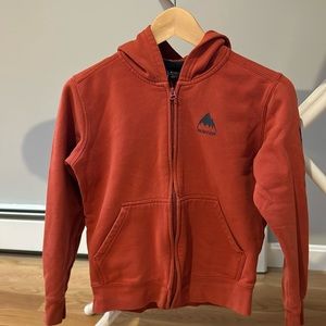 Burton zip hoodie - youth small.